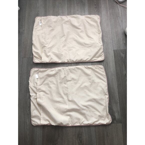 Croscill Standard Pillow Shams Floral Print Pastel Corded Chapel Hill Set Of 2 - Picture 6 of 6